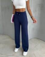 Modal Kumaş Bol Paça Eşofman - Görsel 2