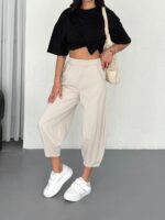 Gabardin Şalvar Pantolon - Görsel 7