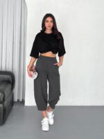 Gabardin Şalvar Pantolon - Görsel 8